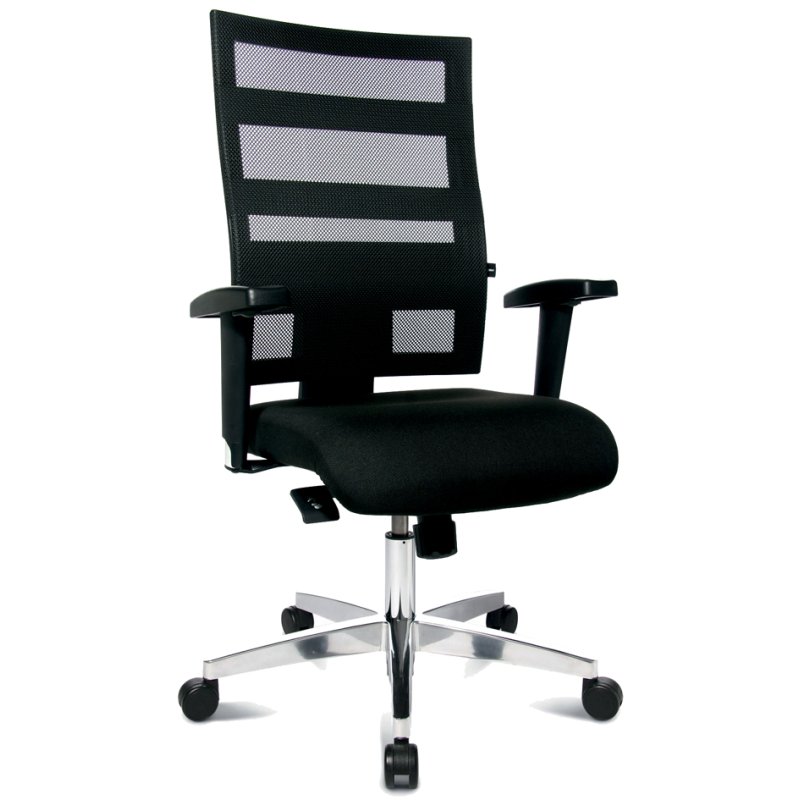 Topstar bureaustoel X-Pander, zwart, hoogteverstelling, 110 kg draagkracht